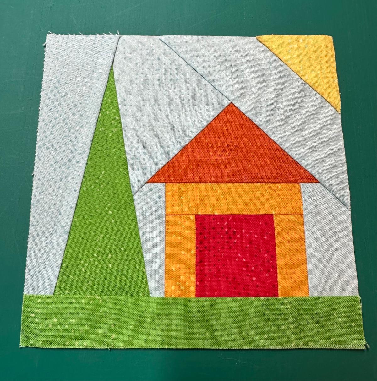 Quilts Like Crazy beginner paper piecing class sample Quilts Like Crazy beginner paper piecing class sample