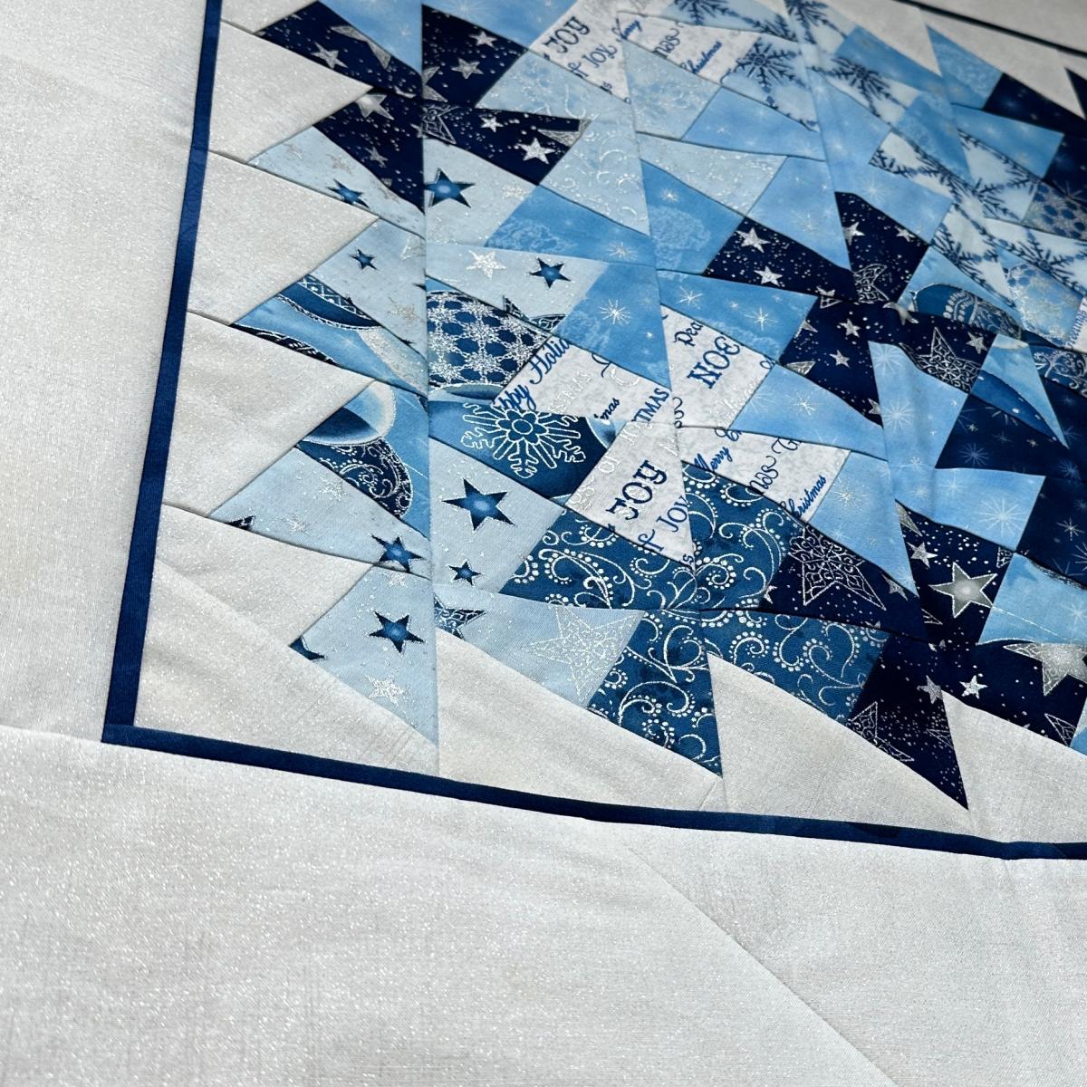 Twister table runner sample Twister table runner sample