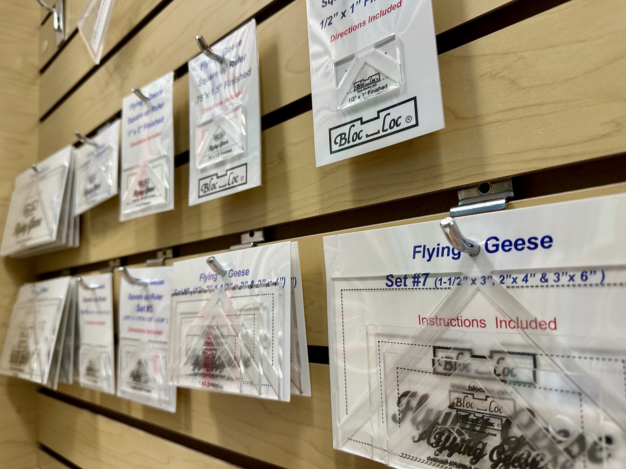 Bloc-Loc rulers and patterns